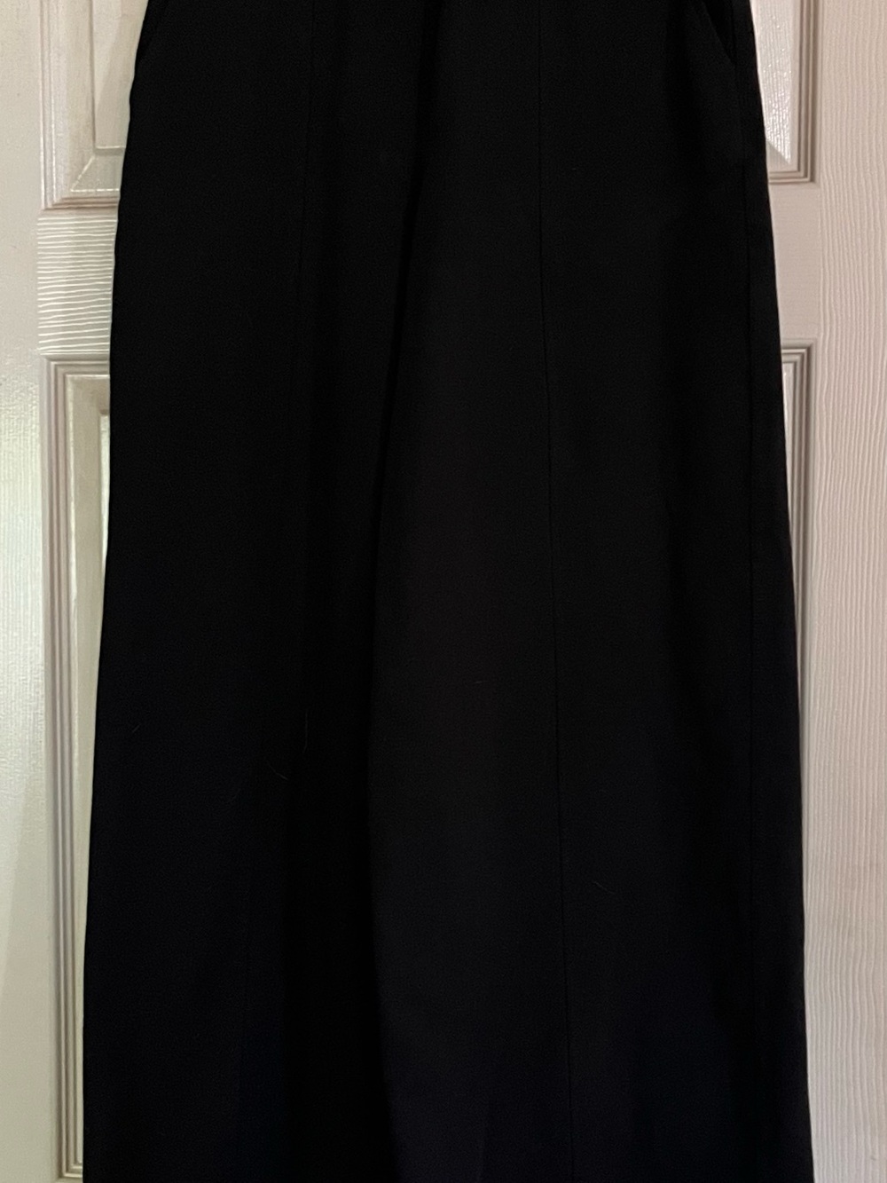 Maurices Black Wide Legged Dress Pants with Clean Vertical Seams